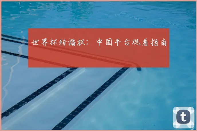 世界杯转播权:中国平台观看指南