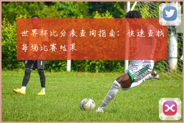世界杯比分表查询指南:快速查找每场比赛结果